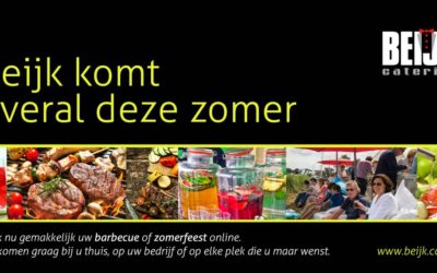 Beijk Catering lanceert haar nieuwe partycatering zomerconcepten.